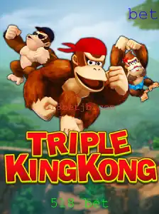 Descubra o Novo Fenômeno dos Cassinos: TripleKingKong no 518 Bet